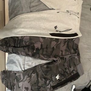 Young La 224 Stripe Quad Joggers